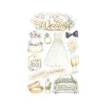 Our Wedding 3D Stickers Paper House