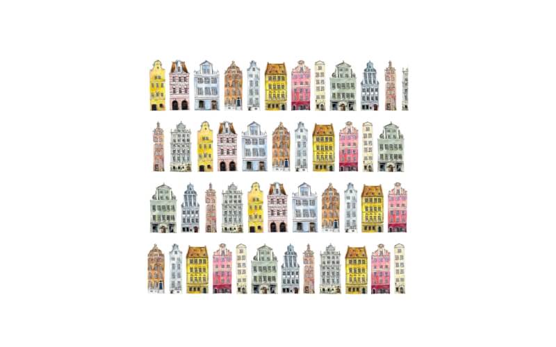 PET Tape Amsterdam Houses Penpaling_Paula