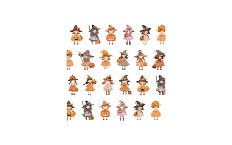 PET Tape Halloweenpoppen Penpaling_Paula
