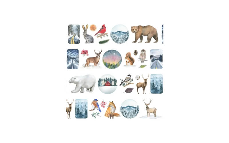 PET Tape Wild Winter Penpaling_Paula