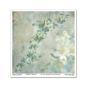 Plakboekpapier 30x30 Flower Post Itd Collection