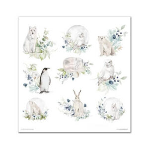 Plakboekpapier 30x30 Ice Porcelain Itd Collection