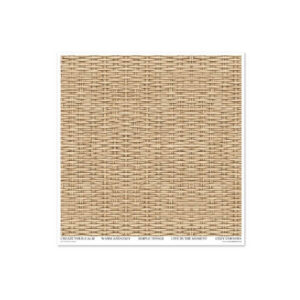 Plakboekpapier 30x30 Wicker and Rattan Itd Collection