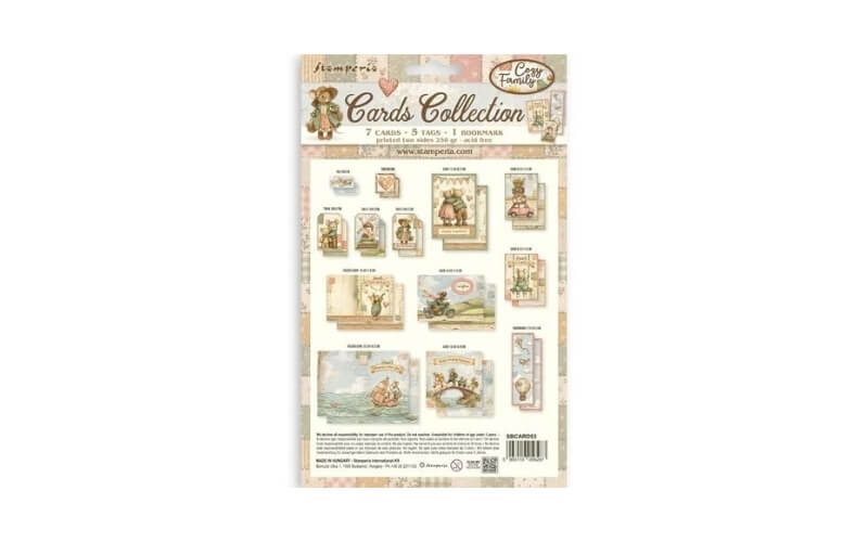Cards Collection Cozy Family Stamperia