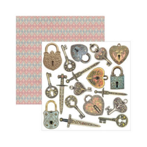 Fussy Cut Pad 15x15 Courtly Love Ciao Bella