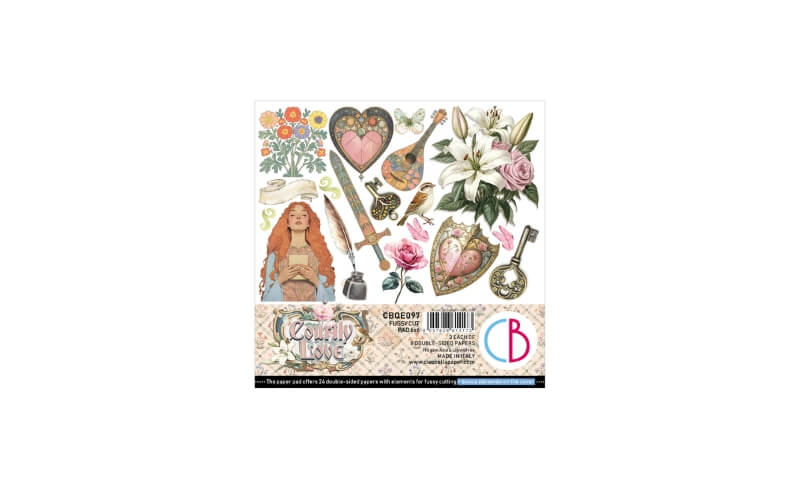Fussy Cut Pad 15x15 Courtly Love Ciao Bella