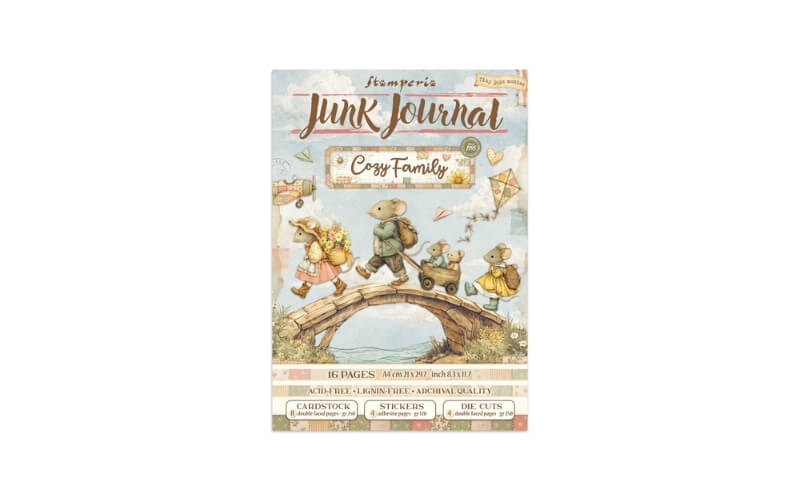 Junk Journal A4 Cozy Family Stamperia