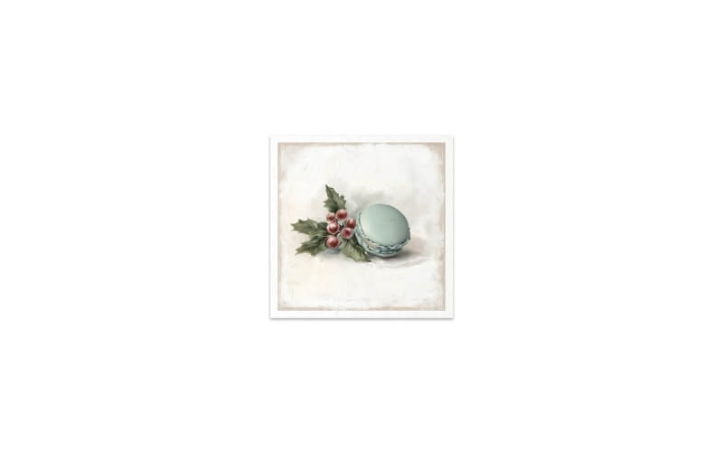 Mini Rijstpapier Set Winter Rose Sweets 6 Vellen Itd Collection