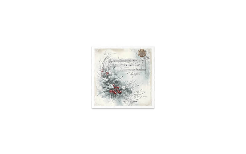 Mini Rijstpapier Set Winter's Tale Sheets 6 Vellen Itd Collection