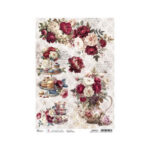 Rijstpapier A4 Burgundy Blush Ciao Bella