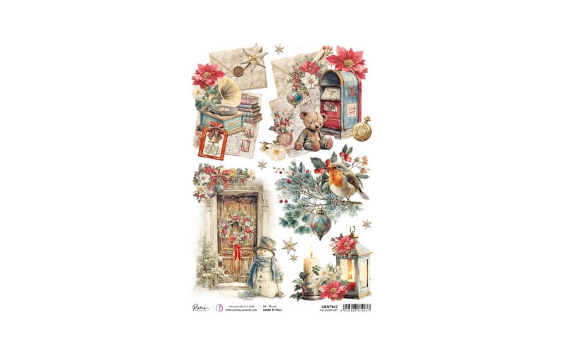 Rijstpapier A4 The Winter set Ciao Bella