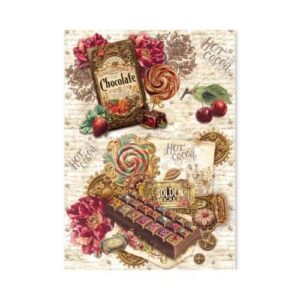Rijstpapier Mix A5 Chocolate Wanderlust Ciao Bella