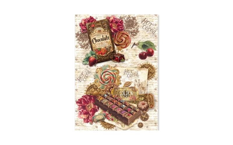 Rijstpapier Mix A5 Chocolate Wanderlust Ciao Bella