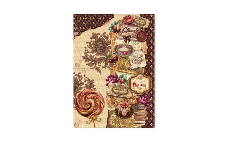 Rijstpapier Mix A5 Chocolate Wanderlust Ciao Bella