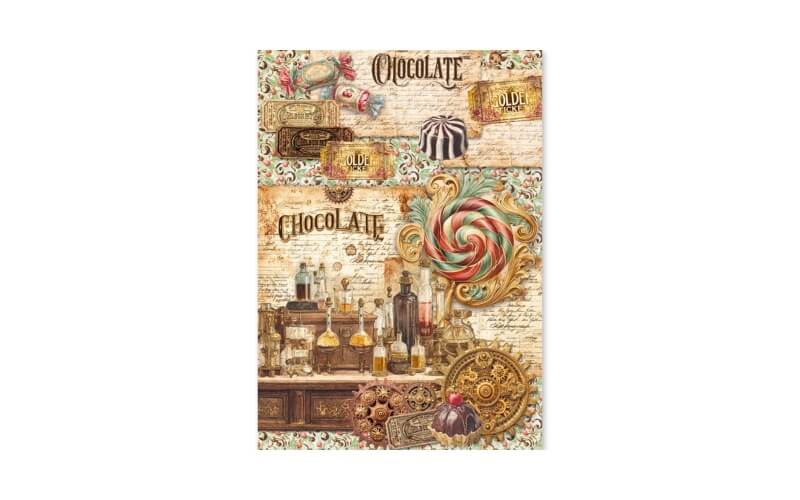 Rijstpapier Mix A5 Chocolate Wanderlust Ciao Bella