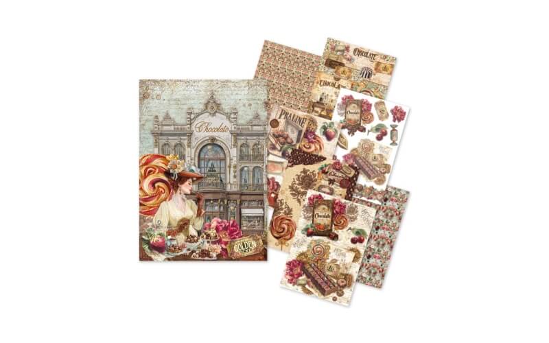 Rijstpapier Mix A5 Chocolate Wanderlust Ciao Bella