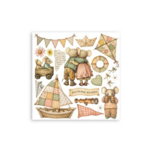 Rub-On Set Cozy Family Stamperia