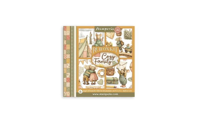 Rub-On Set Cozy Family Stamperia